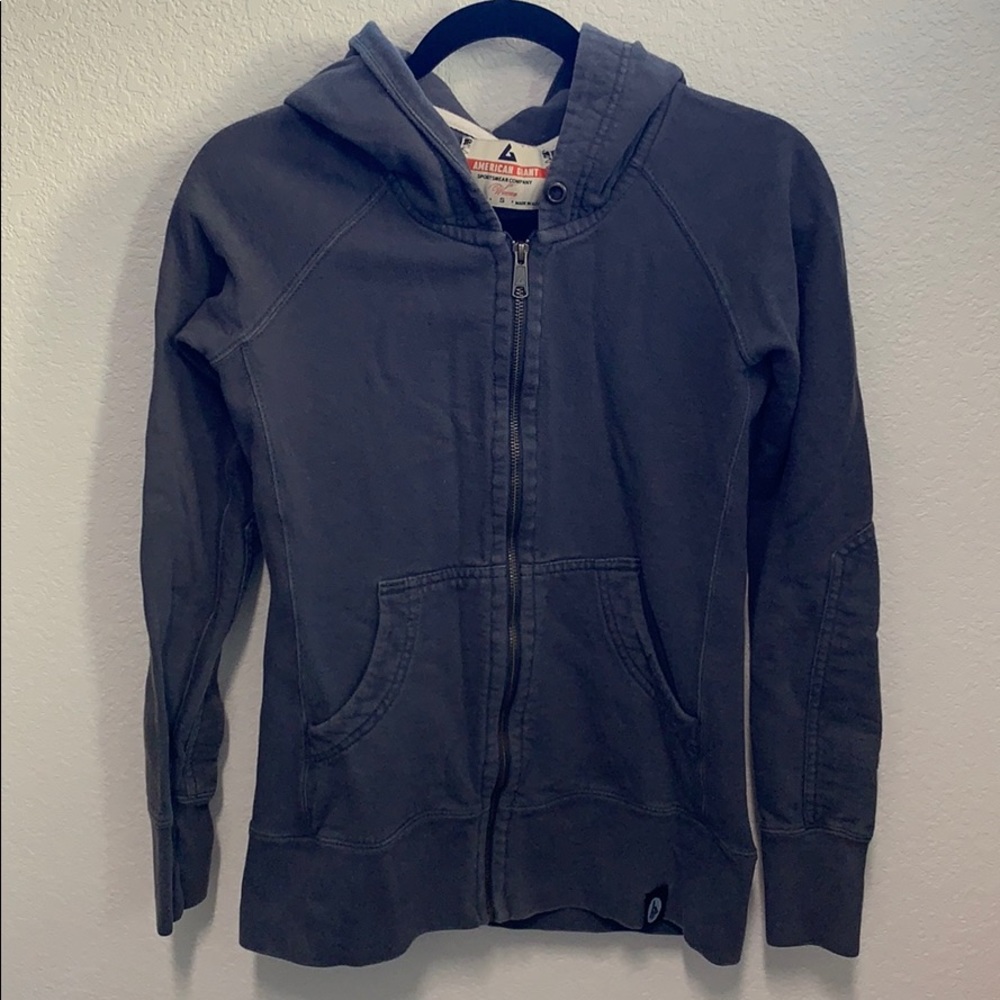 American Giant Zipper hoody sweatshirt